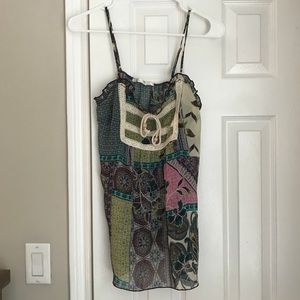 Breezy Tank Top with Crochet Detail